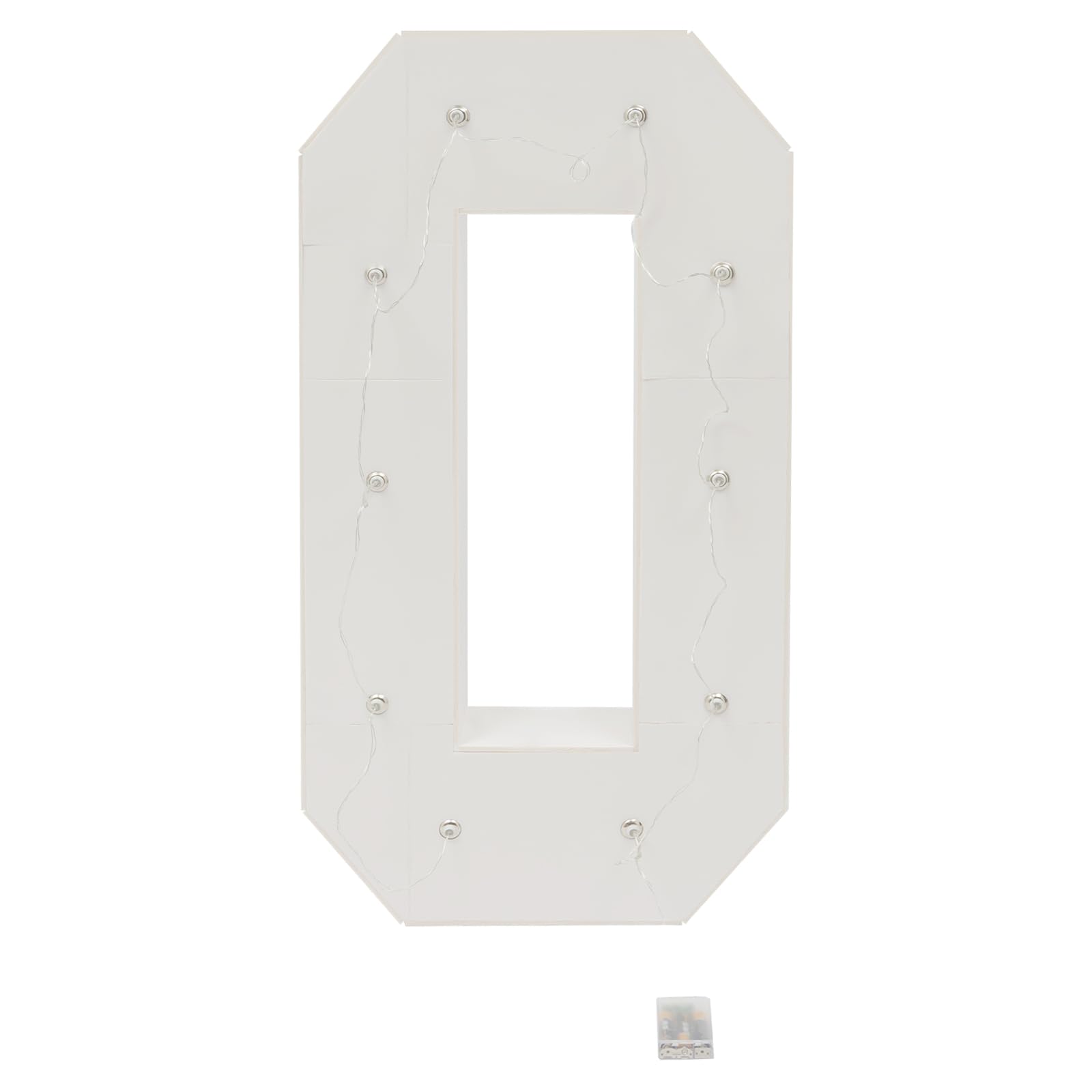 Lampa LED z numerem 3D, liczba podświetlanych cyfr, 50, ciepłe światło, dekoracja z liczbami, lampka nocna na wesele, urodziny, imprezę