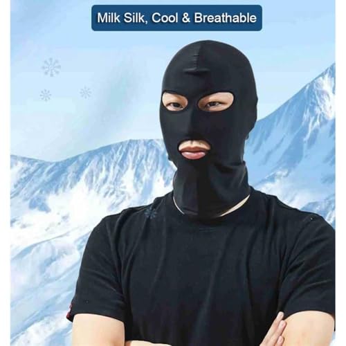 Image of 3 Hole Ski Mask 1-2 Pack Balaclava Face Mask with Mouth Hole Shiesty Mask Men Women Motorcycle Full Face Cover for Football
