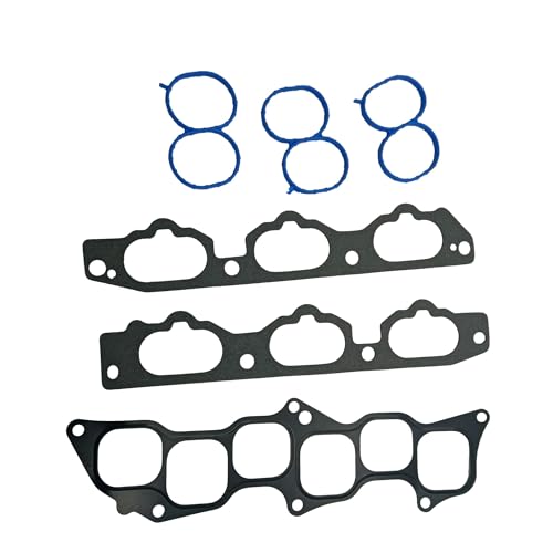 Image of Partsflow Intake Manifold Gasket Compatible With 2006-2011 Hyundai Azera Entourage Santa Fe Veracruz Kia Amanti Sedona Sorento 3.3l 3.8l OE# MS97086