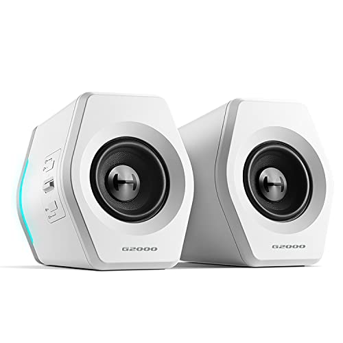 EDIFIER G2000 ホワイトスピーカー Amazon.co.jp: Edifier Hecate ゲーミングスピーカー G2000 16W