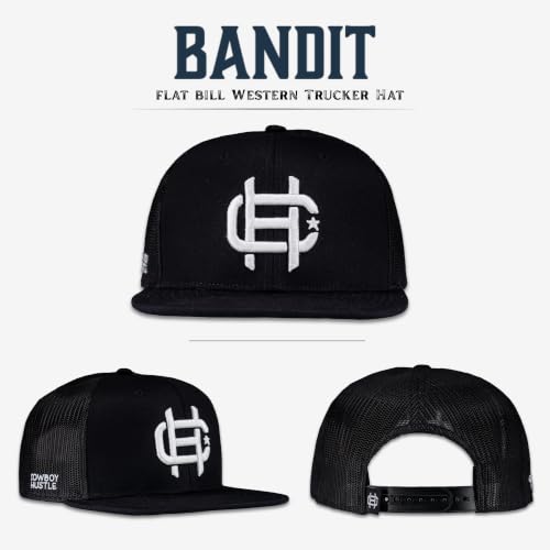 Image of Lane Frost Flat 6-Panel Western Trucker Hats for Men & Women
