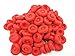 Tipu 100-Pcs Caulk Cap Sealer, Caulk Cap, Caulking Gun Cap, Caulk Plug, Caulk Saving Caps, Red