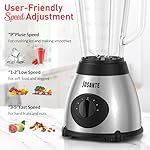 Countertop Blender, 1000W Professional Kitchen Blender for Shakes and Smoothies High Speed Ice Crusher Frozen Drinks 48 OZ Glass jar - Image 3