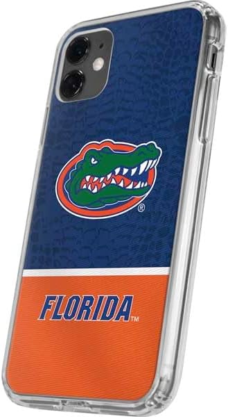 Skinit Clear Phone Case Compatible with iPhone 11 - Officially Licensed University of Florida Gators Logo Design
