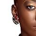Large Ketepa Button Earrings | ketepa Fabric Earrings | African Wax Print Earrings | Afrocentric Jewelry | Cloth & Cord