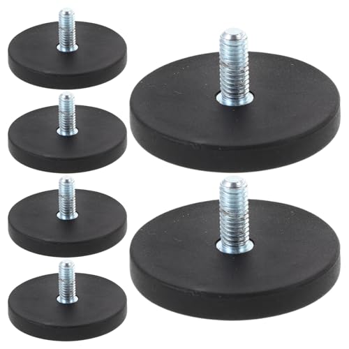 Base magnética para vehículos ventosa magnética con rosca externa juego de imanes de 6 uds