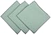 SINLAND Microfiber Waffle Weave Dish Cloths Kitchen Towel Facial Cloths 16 Inch X 16 Inch 3 Pack Tgreen