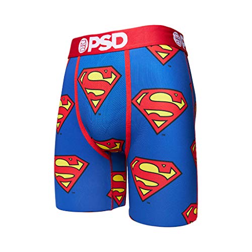 Psd Mens Dc Superman Boxer Brief Blue 10970 #TOP1