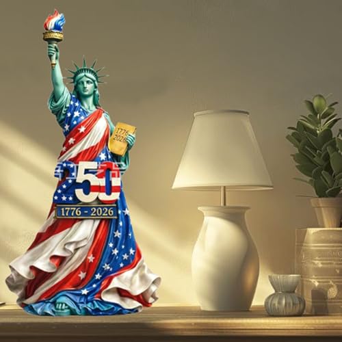 Estatua de la Libertad 250 Aniversario EE.UU. 5x2.4x1.7 in miniatura 2