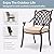 AIWOEN 7-Piece Cast Aluminum Patio Furniture, Patio Dining Set for 6 Include 59" Rectangular Outdoor Dining Table and 6 Stackable Chairs with Cushions & Umbrella Hole (Bronze)