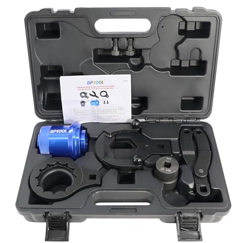 DPTOOL Rear Drive Axle Differential Installer Remover Tool Kit Compatible with BMW E70 E90 E91 E92 X3 X5 X6 RWD 4WD Replace 335040 335050 335060 335080 230020