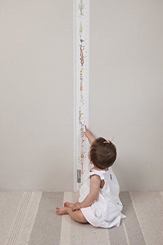 Talltape - Portable Roll-Up Height Chart Plus 1 Sharpie Marker Pen To Measure Children Growth From Birth, Choice Of 10 Designs, A Memento For Life (Pink, Talltape) #TOP6