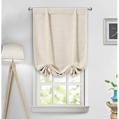 DriftAway Linen Blackout Tie Up Curtain Cover