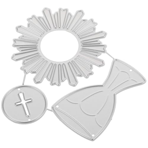 Gadpiparty Troquel decorativo de corte de metal para manualidades, para los amantes del bricolaje, acero de alto carbono, diseño simple, no se deforma fácilmente, estilo único y elegante, álbum de