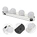 Mipcase Makeup Light Led Vanity Light Bulbs Suction Cup Vanity Lamp 4 Bulbs Portable No Tool Installation