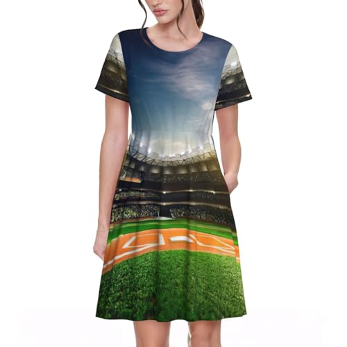 Robe de plage décontractée verte idéale pour les vacances
