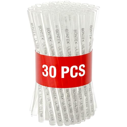 Image of 11mm x 240mm Extra Long Transparent All Purpose Hot Melt Glue Sticks (Pack of 30pc) - Universal Compatible, by Mario