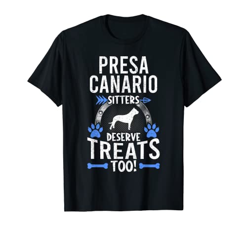Los cuidadores de Presa Canario merecen golosinas amantes de los perros Camiseta