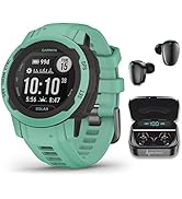 Garmin Instinct 2S Small-Sized Solar GPS Rugged Outdoor Smartwatch, Neo Tropic with Multi-GNSS Su...