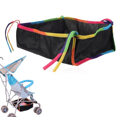 CULEO Poches de rangement pour poussette 1 panier pour poussette, sac de rangement pour poussette, panier inférieur universel pour petits objets, panier...