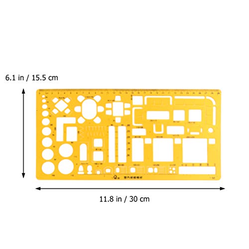VILLCASE 3 Pcs Modelos Arquitetônicos Casa Plano de Design de Interiores Kit de Modelo de Desenho de