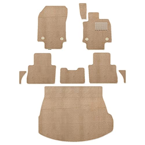 Hotfield レクサス 互換品 新型 NX 250 350 350h 450h+ 20系 フロアマット+トランクマット ラゲッジマット/プレーンベージュ