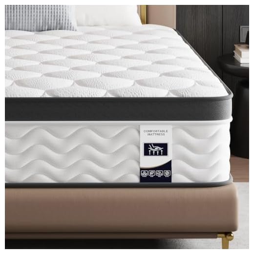 ERORVX 12 Inch Full Size Mattress, Hybrid Bed Mattress in a Box, 75" x 54"