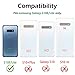 Dexnor Galaxy S10E Case with Built-in Screen Protector Clear Rugged Full Body Protective Shockproof Hard Back Defender Dual Layer Heavy Duty Bumper Cover Case for Samsung Galaxy S10E - Dark Blue