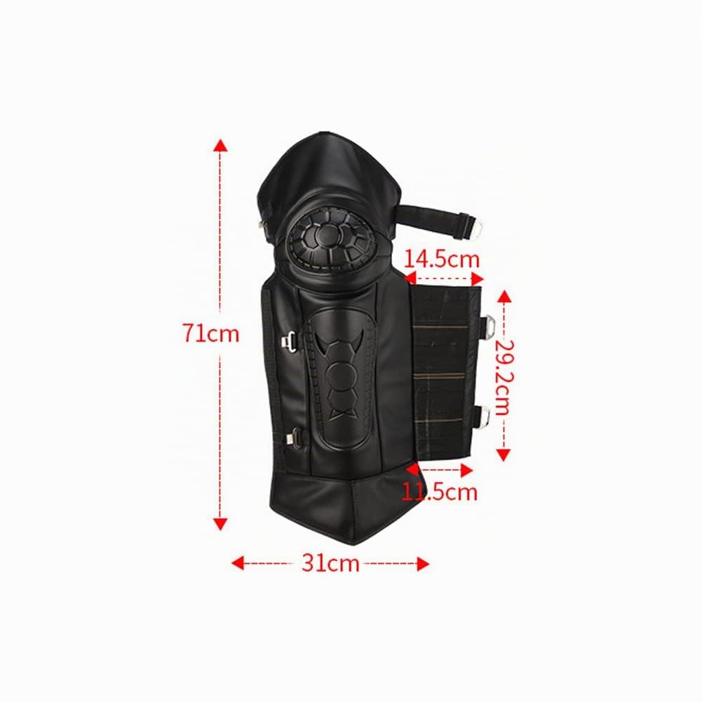 Ginocchiere Da Moto,Paio Moto Knee Pad,Protezione Per Le Ginocchia Calde In Fodera Felpata Ginocchiere Antivento a Prova Di Freddo,Regolabile Protezione Del Ginocchio Copri Gambe Moto Invernali