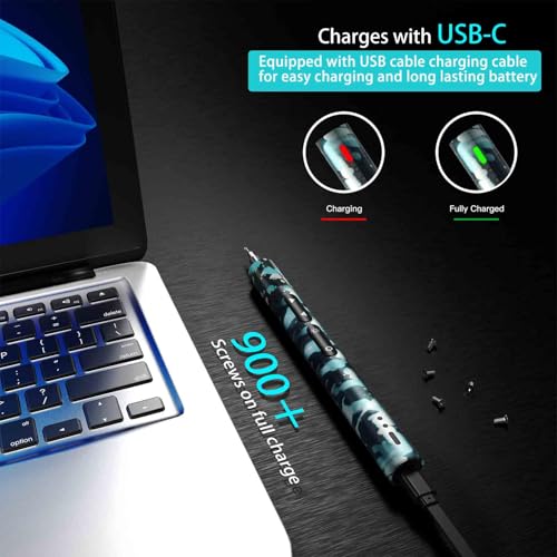 Image of Electric Screwdriver Set,78 in 1 Screw Driver Kit with Magnetic Bits,Electric Precision Screwdriver, Precision Cordless Repair Tool for Phone, Camera, Laptop, Watch