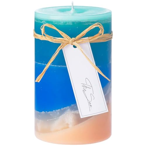 気仙沼の海をイメージしたキャンドル OHYA Round Candle(S)1個 [Nr.12(ともしびプロジェクト) 宮城県 気仙沼市 20563592]