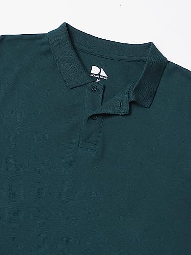 Image of Dennis Lingo - Men's Cotton Solid Slim Fit Polo Neck T-Shirt