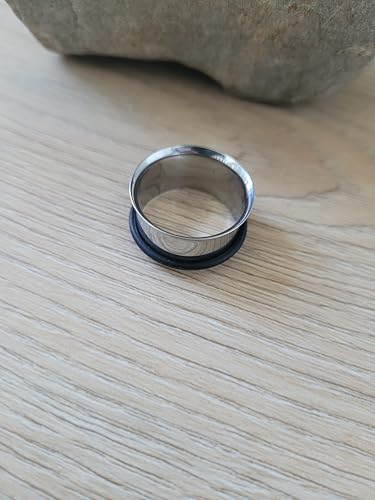 Pair Single Flare Stainless Steel Tunnels Gauges Ear Stretching Kit 00g 7/16 1/2 9/16 5/8 3/4 7/8 1 Inch4