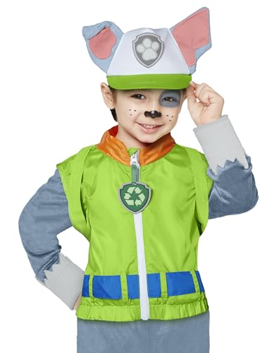 Spirit Halloween PAW Patrol Toddler Rocky Costume | Officially Licensed | Group Costume | One Piece Outfit3