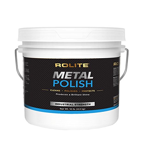 Rolite Metal Polish Paste 10lb for Aluminum, Brass, Bronze, Chrome, Copper, Gold, Nickel and Stainless Steel