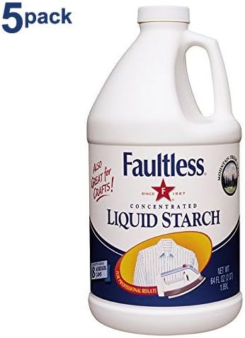 Faultless Liquid Starch - 64oz (Pack of 5)