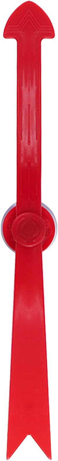 Large Arrow Spinner, 11.8 in/30 cm, Red Plastic with Suction Cup, Spinners Game for Classroom Activities, Math Games Teacher Supplies, Teaching Tools for Elementary School, Party Board Games