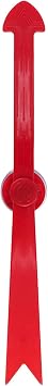 Large Arrow Spinner, 11.8 in/30 cm, Red Plastic with Suction Cup, Spinners Game for Classroom Activities, Math Games Teacher Supplies, Teaching Tools for Elementary School, Party Board Games