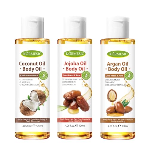 Mercham Pure Natural Body Oil Pack (3 x 120ml)