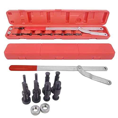 HFS(R Universal Wrench Camshaft Pulley/Fan Clutch Removal and Install Holder Set with Four Size Step Pins