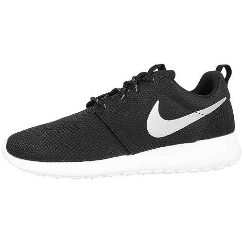 Nike Women's bass Sports Shoes, Black Metallic Platinum White, 6.5 AU