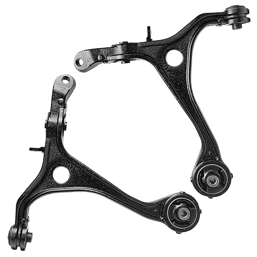 Image of Detroit Axle - 12pc Front End Control Arms Kit for Acura 04-08 TSX, 03-07 Honda Accord, Upper Lower Control Arms Sway Bars Tie Rods Lower Ball Joints 2004 2005 2006 2007 Replacement
