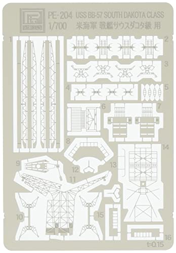PE204 photodécoupe Dakota du Sud 1/700 maquette Pit-Road de précision premium