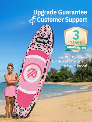 Image of Niphean 10' Inflatable Paddle Board, Ultra-Light SUP for Beginners