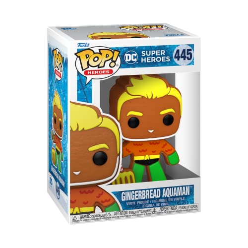 Figurine Funko Pop Super Heroes DC Gingerbread Aquaman Neuf - vue 4