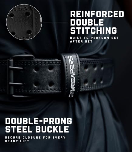 Gymreapers Real Leather Weightlifting Belt