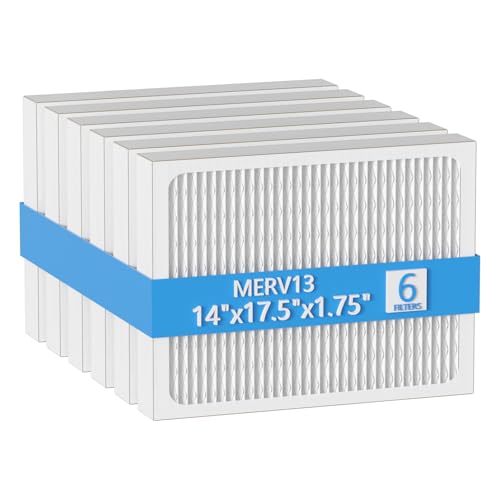 14 x 17.5 x1.75 MERV 13 Replacement Dehumidifier Filter Compatible with Santa Fe Advance90 Advance100 Advance120 Honeywell DR90 & DR120 dehumidifier Models 6 Pack