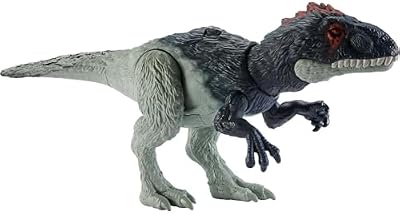 Mattel Jurassic World Wild Roar Eocarcharia Dinosaurio de juguete con sonidos, +4 años (HLP17)