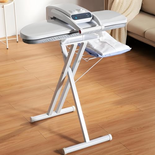 Prensa de vapor con múltiples ajustes de tela y ráfaga de vapor, presión de 110 libras para planchar en el hogar/negocio