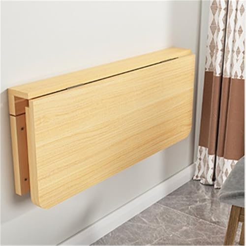 Table pliante murale blanche en bois pour comptoir de cuisine - 5